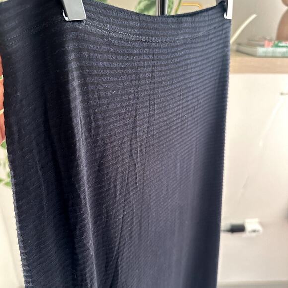 White House Black Market Black Maxi Skirt Women’s M Stretch Viscose Spandex - Picture 5 of 8